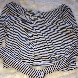 Hollister Stripped crop top